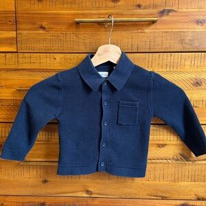 Mango Baby Kids' John Collar Neck Cardigan,